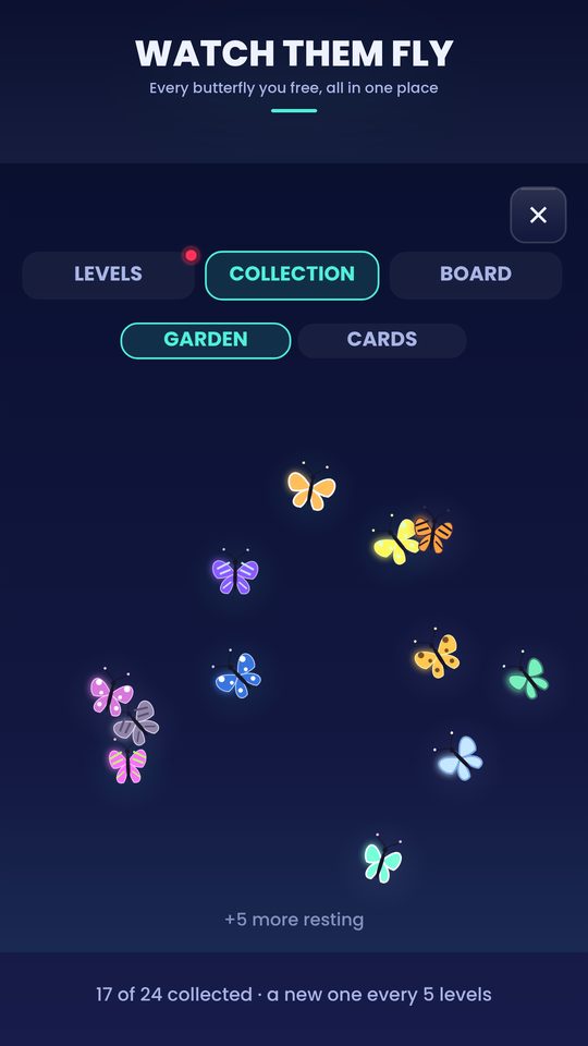 The butterfly garden